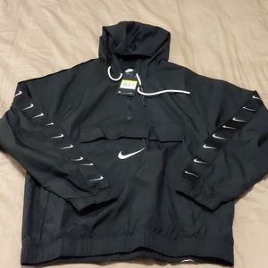 Nike Jackets & Coats - NWT Nike Black Swoosh Woven Anorak (Small-Medium) Nike Jackets & Coats - NWT Nike Black Swoosh Woven Anorak (Small-Medium)